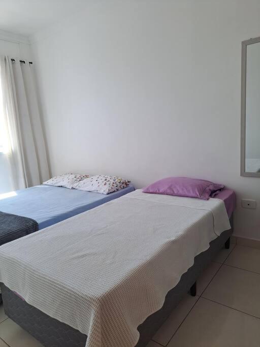 Apto Aconchegante Beira Mar Com Ar No Quarto Solemar Exterior photo