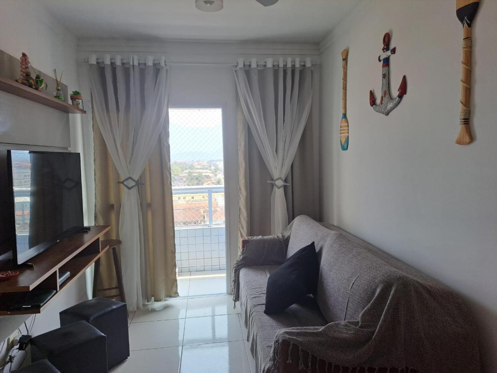 Apto Aconchegante Beira Mar Com Ar No Quarto Solemar Exterior photo